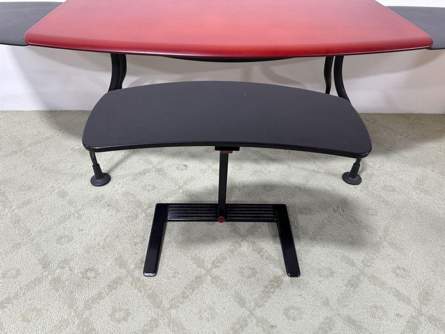 Just Added - Herman Miller Kiva Wing Table Designed By Eric Chan With Matching Herman Miller Adjustable Keyword Stand Desk Measures 60W (Not Including Wings) X 30D X 29H Estimate $2,000 [Photo 5]