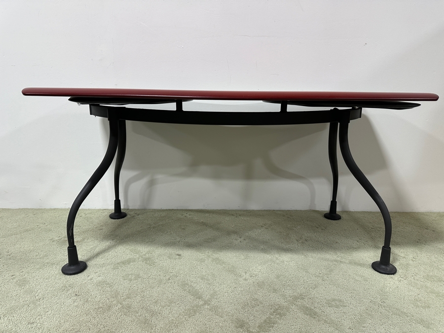 Just Added - Herman Miller Kiva Wing Table Designed By Eric Chan With Matching Herman Miller Adjustable Keyword Stand Desk Measures 60W (Not Including Wings) X 30D X 29H Estimate $2,000 [Photo 14]
