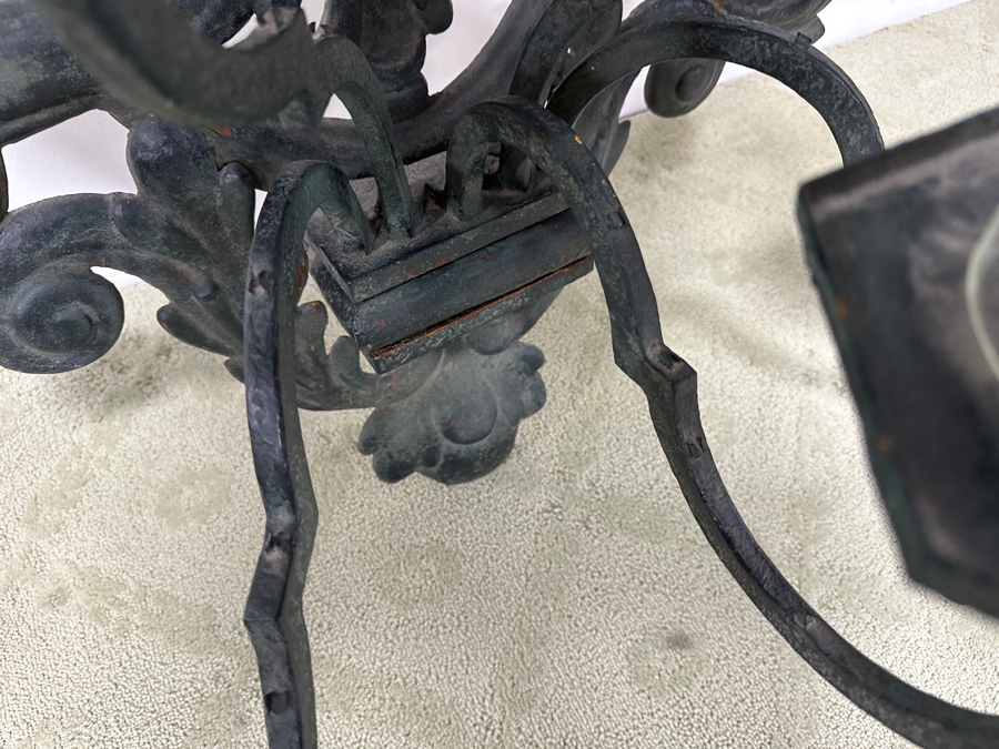 Just Added - Large Metal Five Arm Wall Sconce 31W X 51H X 17.5D [Photo 3]