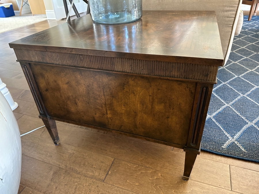 Just Added - Pair Of Baker Furniture Side Tables Cabinets 28W X 28D X 21H [Photo 6]