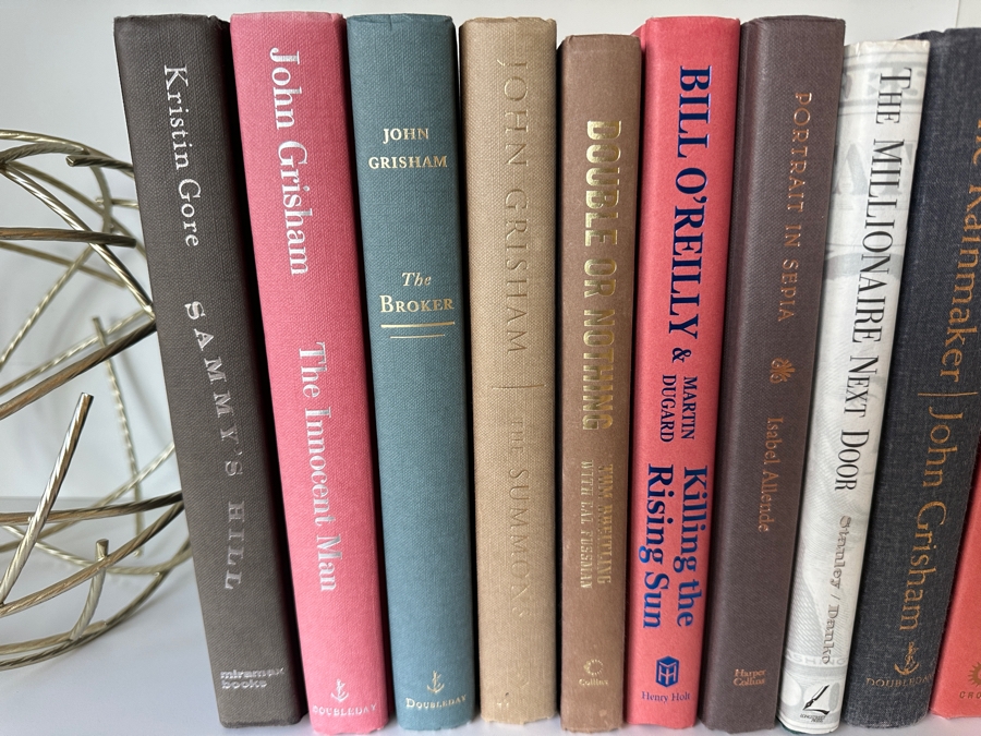 Just Added - Hardcover Book Lot Featuring First Edition Books By John Grisham [Photo 2]