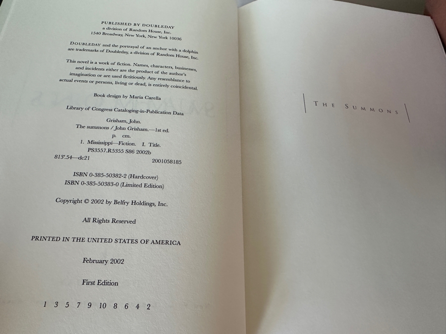 Just Added - Hardcover Book Lot Featuring First Edition Books By John Grisham [Photo 6]