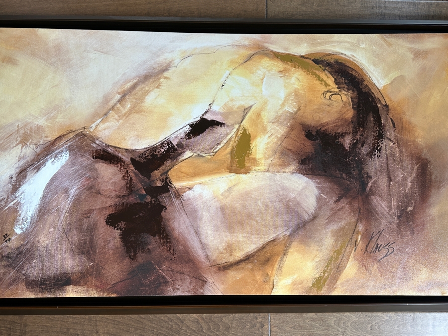 Just Added - Victor Klauss Signed Limited Edition Giclee Canvas Print Titled 'Repose' 50 X 30 [Photo 6]