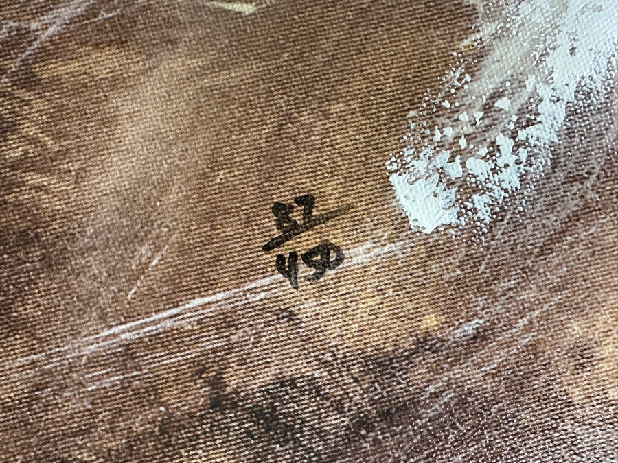 Just Added - Victor Klauss Signed Limited Edition Giclee Canvas Print Titled 'Repose' 50 X 30 [Photo 5]