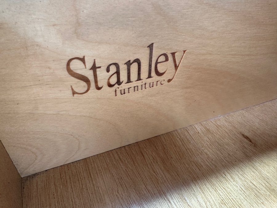 Just Added - Stanley Furniture 3-Drawer Nightstand Painted Blue 28.5W X 18.5D X 29.5H [Photo 6]