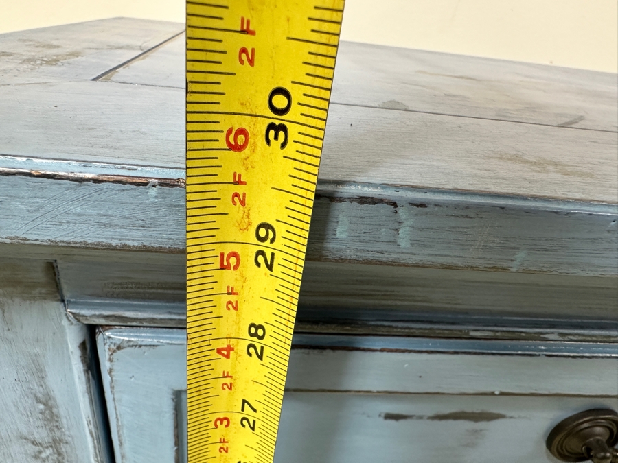 Just Added - Stanley Furniture 3-Drawer Nightstand Painted Blue 28.5W X 18.5D X 29.5H [Photo 10]