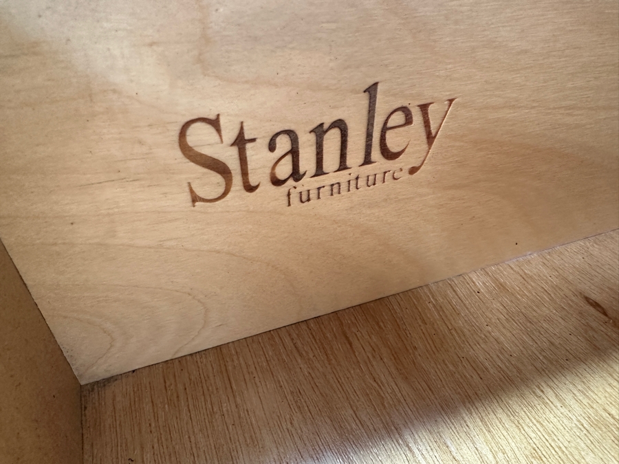 Just Added - Stanley Furniture 3-Drawer Nightstand Painted Blue 28.5W X 18.5D X 29.5H [Photo 5]