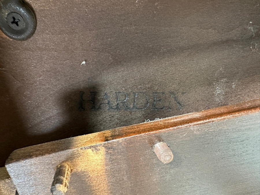 Just Added - Harden Queen Anne Wooden Single Pull Out Drawer Wine Tea Table 12W X 12D X 26H [Photo 6]