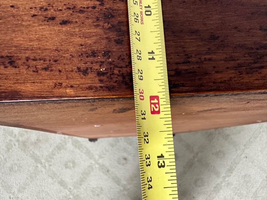 Just Added - Vintage Wooden 7-Drawer Chest Of Drawers Lingerie Chest 48W X 12D X 41.5H [Photo 8]