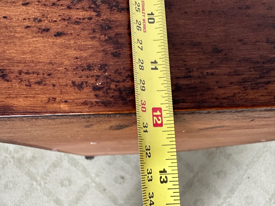 Just Added - Vintage Wooden 7-Drawer Chest Of Drawers Lingerie Chest 48W X 12D X 41.5H [Photo 9]