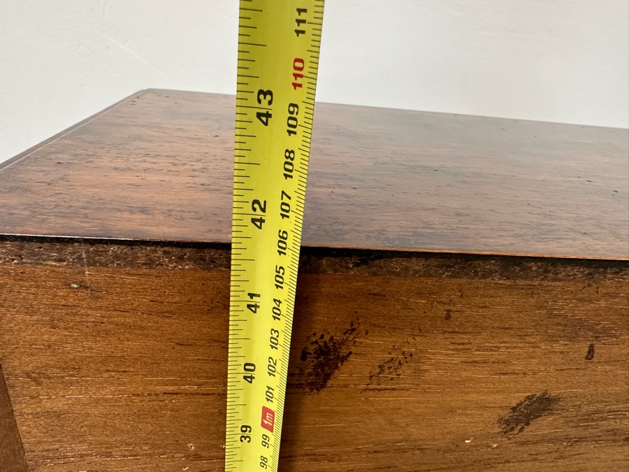 Just Added - Vintage Wooden 7-Drawer Chest Of Drawers Lingerie Chest 48W X 12D X 41.5H [Photo 10]