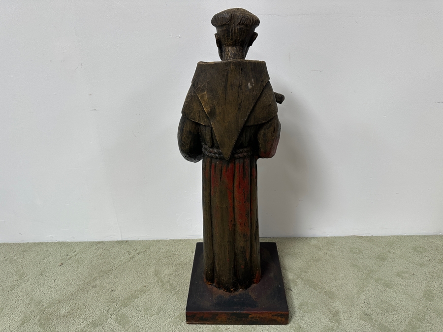 Just Added - Saint Francis Of Assisi Resin Sculpture 41.5'H [Photo 7]