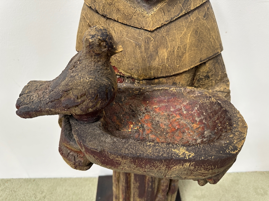 Just Added - Saint Francis Of Assisi Resin Sculpture 41.5'H [Photo 3]