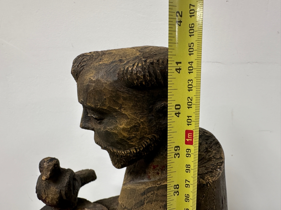 Just Added - Saint Francis Of Assisi Resin Sculpture 41.5'H [Photo 9]