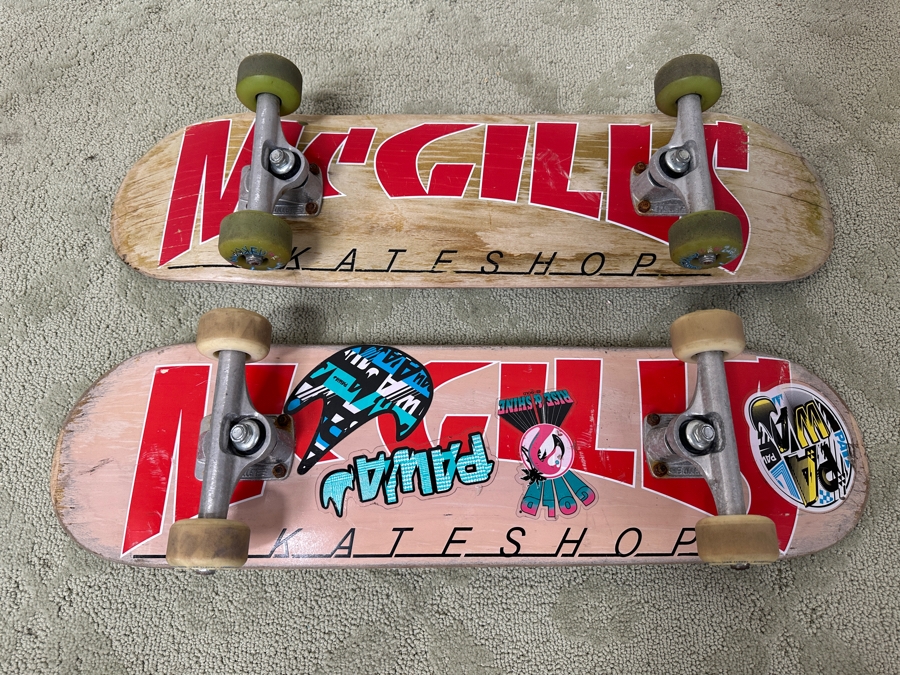 Just Added - Pair Of McGill's Skateshop Skateboards [Photo 2]
