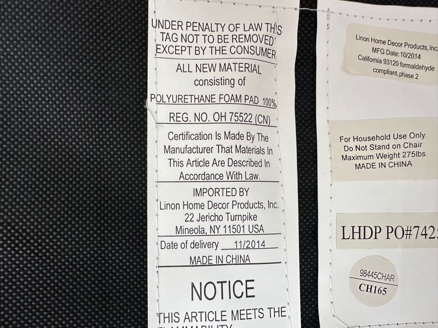 Just Added - Upholstered Wooden Stool 16W X 16D X 25H [Photo 7]