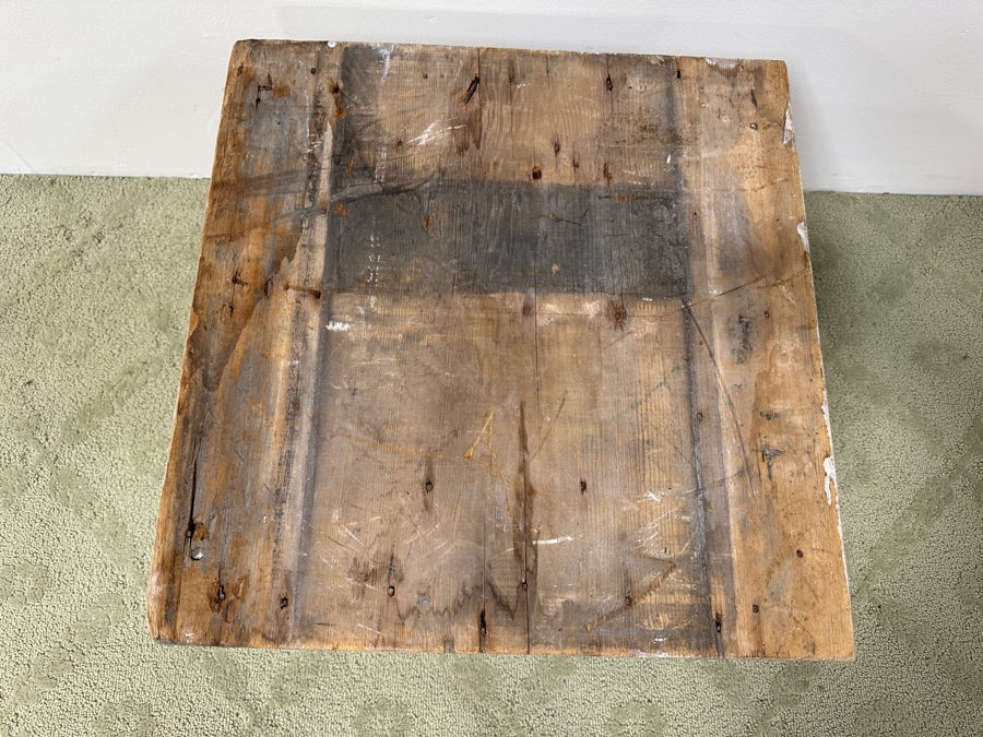 Just Added - Vintage Wooden Architectural Stand 21W X 21D X 16H [Photo 4]