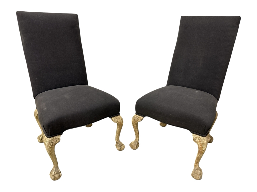 Just Added - Pair Of Ball & Claw Side Chairs
