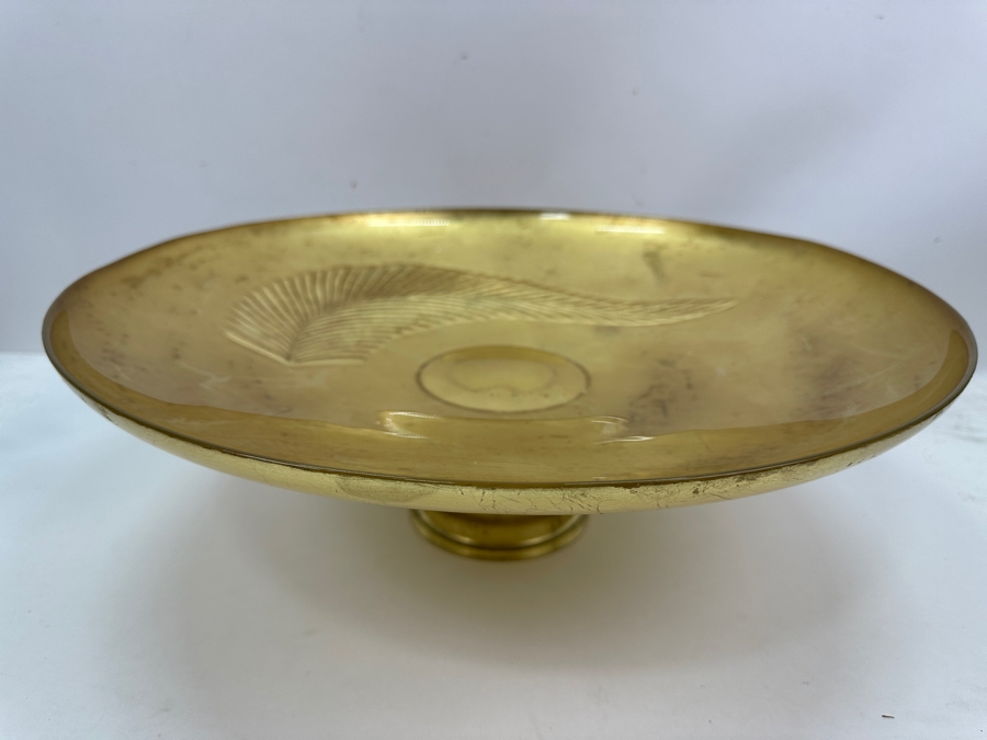 Just Added - Round Gold Leaf Footed Centerpiece Bowl 18.5W X 6H [Photo 3]