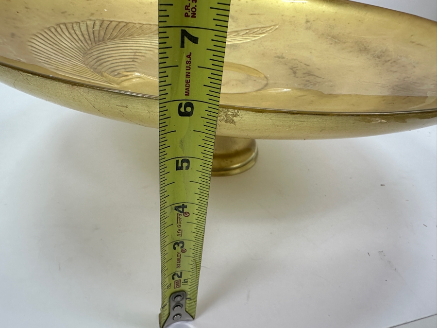 Just Added - Round Gold Leaf Footed Centerpiece Bowl 18.5W X 6H [Photo 8]