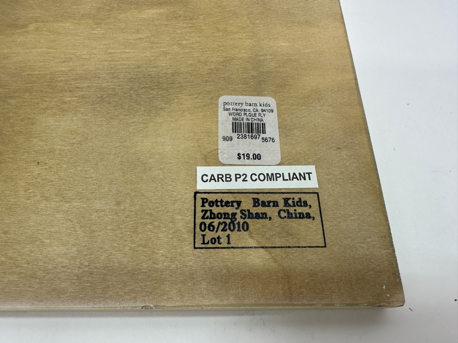 Just Added - (3) Pottery Barn Kids Wooden Word Plaques [Photo 7]