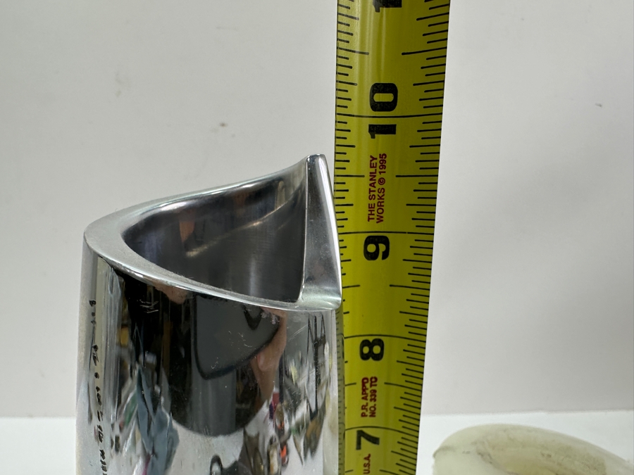 Just Added - Nambe Vase 9.5'H And Nambe Candle Holder [Photo 5]