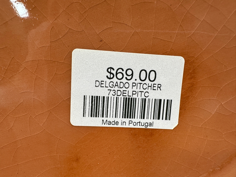 Just Added - Large Arhaus Delgado Pitcher Made In Portugal 12'H Retails $69 [Photo 8]