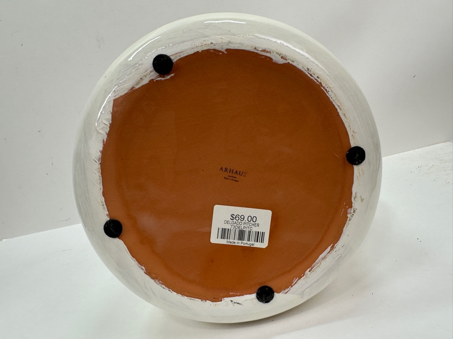 Just Added - Large Arhaus Delgado Pitcher Made In Portugal 12'H Retails $69 [Photo 6]