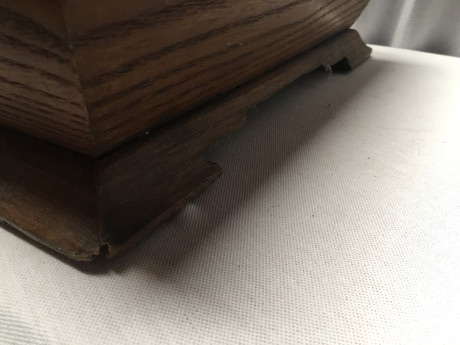 Japanese Temple Incense Burner Wooden Box - Turn of the Century [Photo 11]