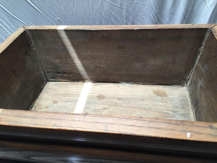 Japanese Temple Incense Burner Wooden Box - Turn of the Century [Photo 9]