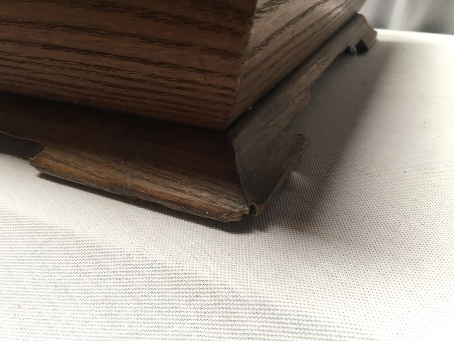 Japanese Temple Incense Burner Wooden Box - Turn of the Century [Photo 10]