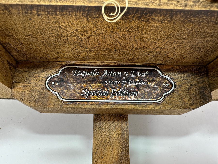 Just Added - Special Edition Tequila Adan Y Eva (6) Shot Glasses With Cart Holder 12.5W X 15D [Photo 3]