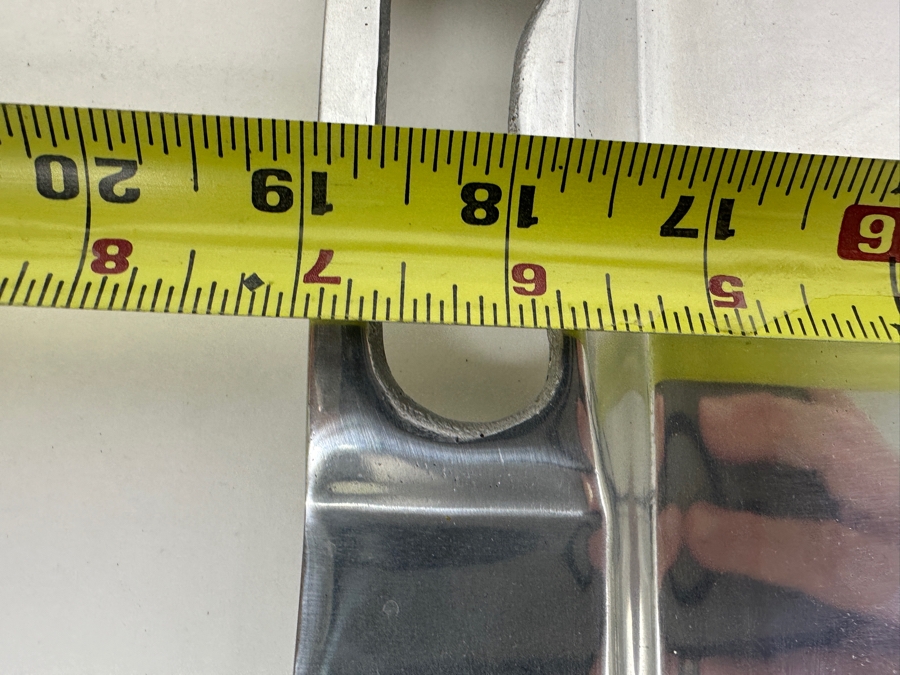 Just Added - Gianfranco Frattini Oval SS Serving Tray For CB2 23.5'W And Rectangular Serving Tray 19'W [Photo 5]