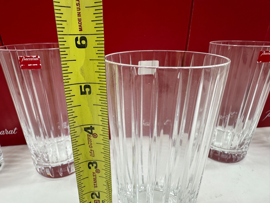 Just Added - (6) New Baccarat Crystal Harmonie Highball Glasses With Boxes 5.5'H - Replacements Value $1,080 [Photo 8]