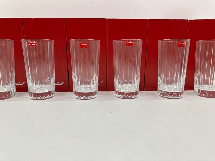 Just Added - (6) New Baccarat Crystal Harmonie Highball Glasses With Boxes 5.5'H - Replacements Value $1,080 [Photo 3]