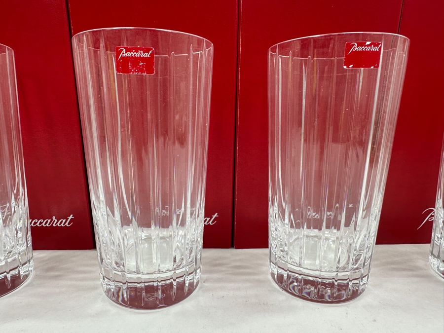 Just Added - (6) New Baccarat Crystal Harmonie Highball Glasses With Boxes 5.5'H - Replacements Value $1,080 [Photo 4]