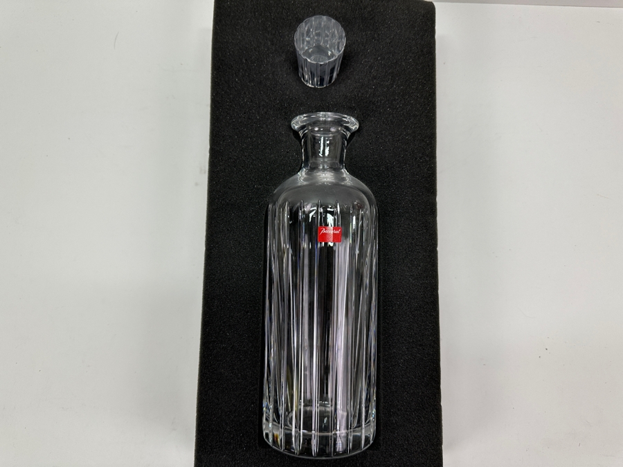 Just Added - New Baccarat Crystal Harmonie Decanter & Stopper 12.5'H - Replacements Value $699 [Photo 7]