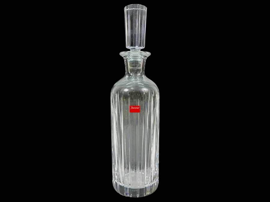 Just Added - New Baccarat Crystal Harmonie Decanter & Stopper 12.5'H - Replacements Value $699