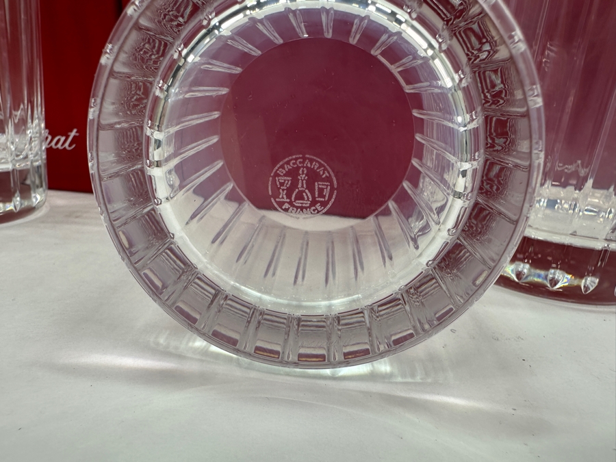 Just Added - (6) New Baccarat Crystal Harmonie Double Old Fashioned Glasses With Boxes 4 1/8'H - Replacements Value $2,100 [Photo 5]
