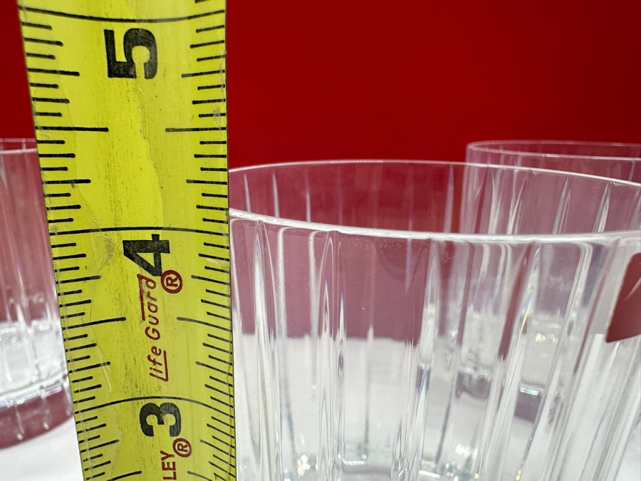 Just Added - (6) New Baccarat Crystal Harmonie Double Old Fashioned Glasses With Boxes 4 1/8'H - Replacements Value $2,100 [Photo 6]