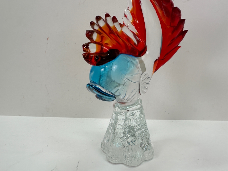 Just Added - Vintage Murano Italy Venezia Glass Fish Sculpture 12'H [Photo 5]