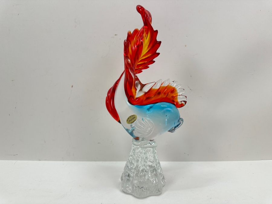 Just Added - Vintage Murano Italy Venezia Glass Fish Sculpture 12'H [Photo 2]