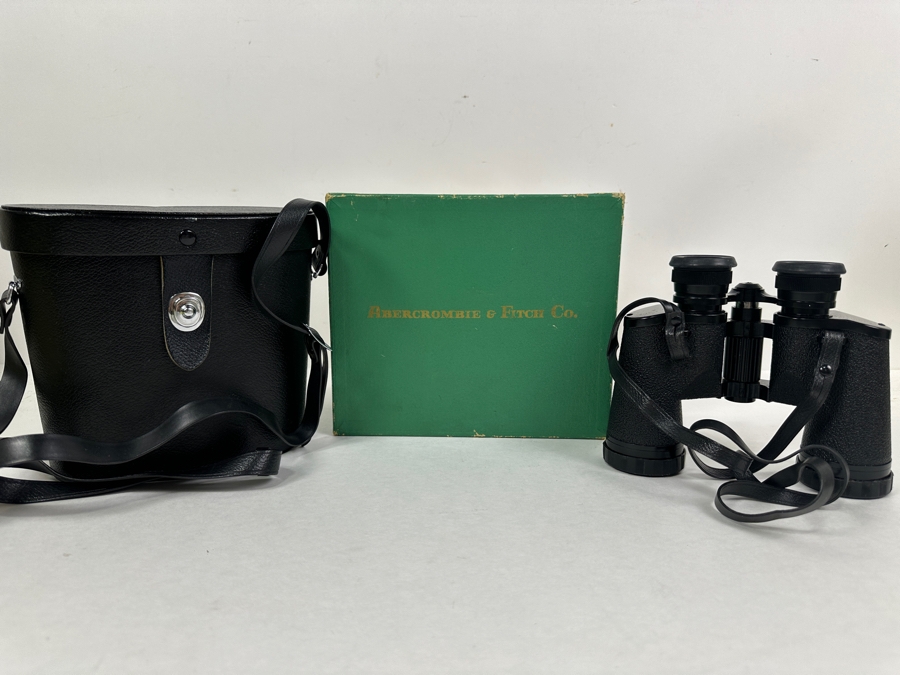 Just Added - Vintage Abercrombie & Fitch 7 X 35 Binoculars With Original Box [Photo 3]