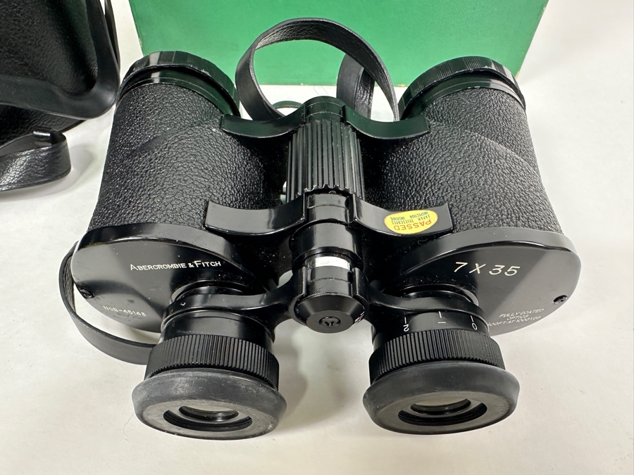 Just Added - Vintage Abercrombie & Fitch 7 X 35 Binoculars With Original Box [Photo 2]