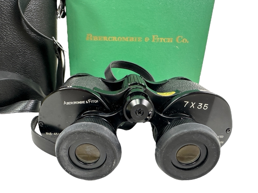 Just Added - Vintage Abercrombie & Fitch 7 X 35 Binoculars With Original Box