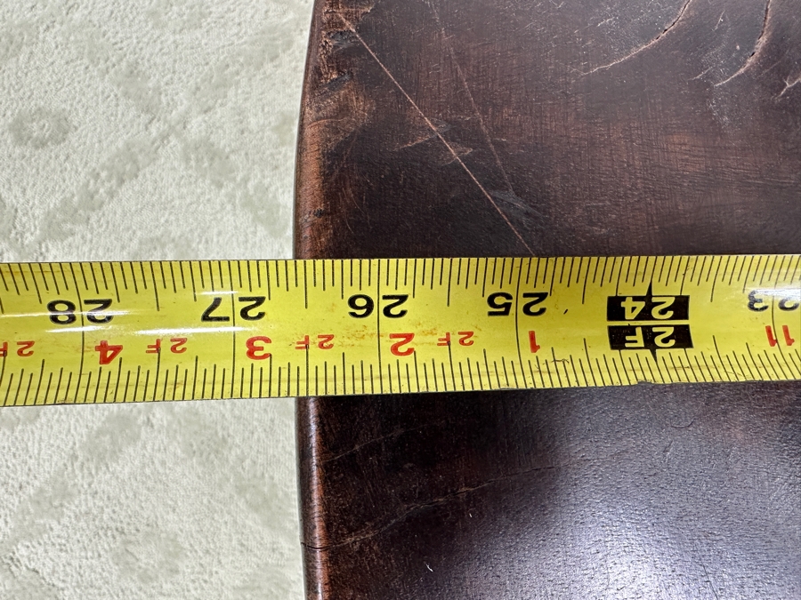 Just Added - Large Vintage Hand Carved One-Piece African Senufo Stool 26.5'W X 20.5'D X 20'H Estimate $1,000 [Photo 12]