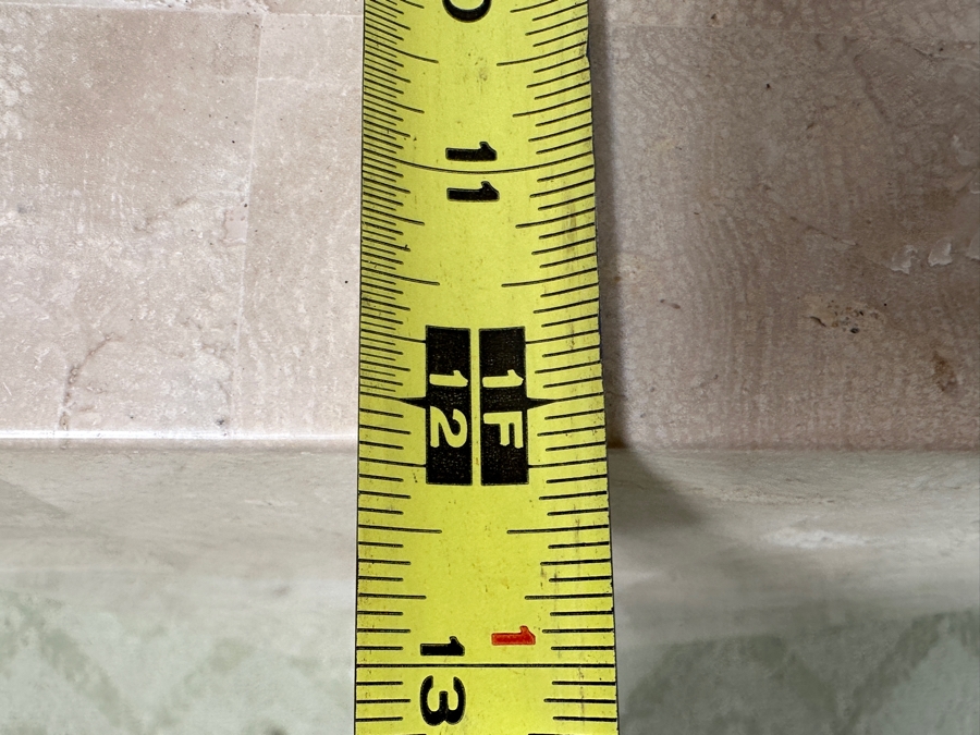 Just Added - Vintage Marquis Collection Of Beverly Hills Natural Fossil Stone Or Seashell Inlay Hand Cut Piece-By-Piece Pedestal 12W X 12D X 42H [Photo 9]