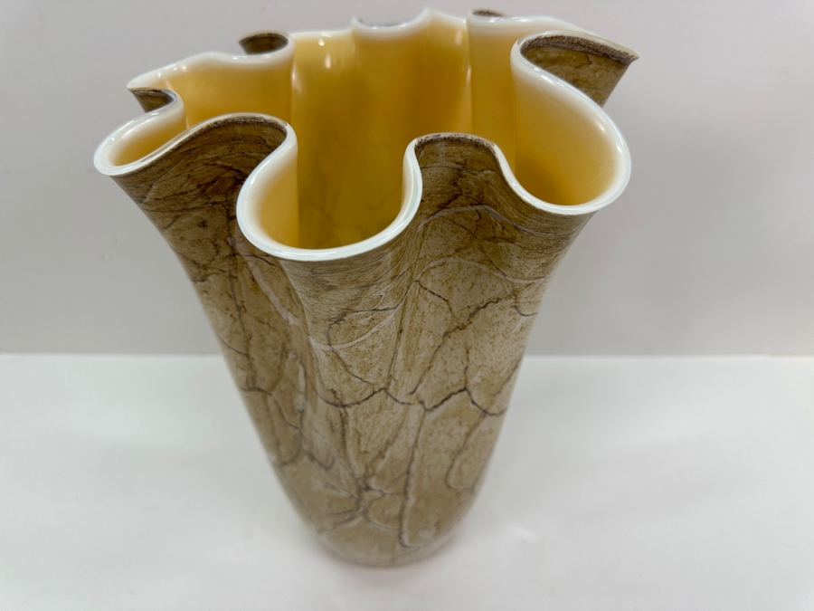 Just Added - Art Glass Vase 13'H [Photo 4]