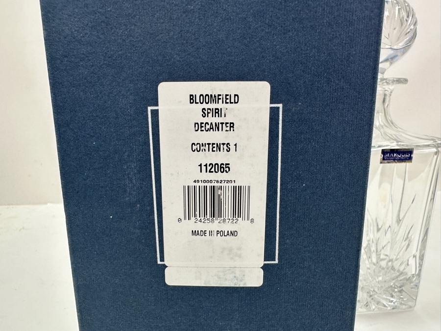 Just Added - New Waterford Marquis Crystal Decanter With Original Box 10'H [Photo 3]