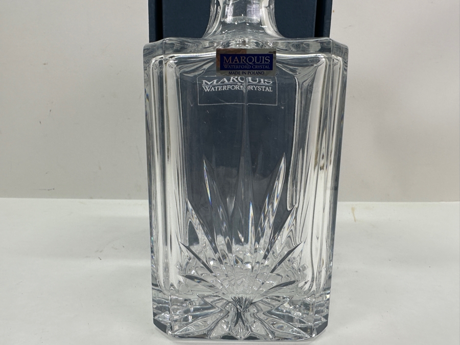 Just Added - New Waterford Marquis Crystal Decanter With Original Box 10'H [Photo 2]